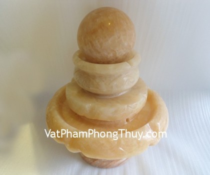 Phong thủy luân đá ngọc hoàng long trụ lớn M154